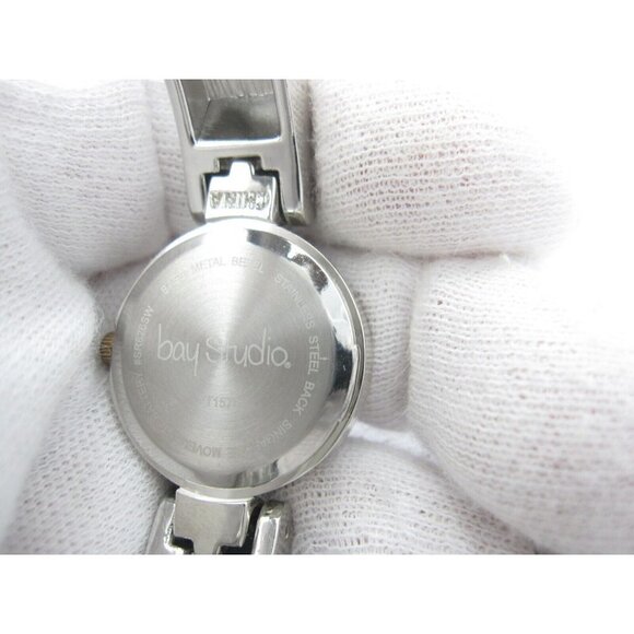 Women's Bay Studio Quartz WR Analog 26mm Dial Causal Round Bangle Watch (E142) - Picture 3 of 11